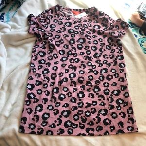 BNWT Pink Leopard Shift Dress